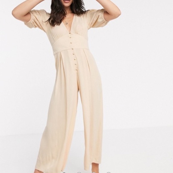 ASOS Pants - ASOS button front corset style jumpsuit
